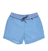 401282 Preppy Beach Boxer - PW01 White/Blue